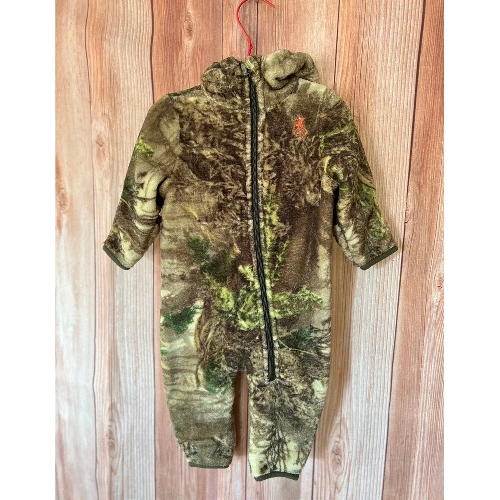 REALTREE Toddler Camo Hooded Fleece Coverall 3 Months (Bx 6)